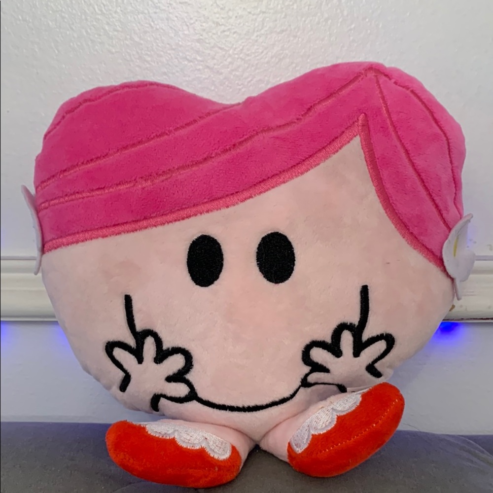 Little Miss Heart Plush with Pink and Red Accents